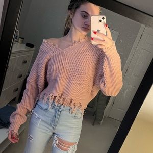 Pink Sweater